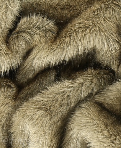 FOX PREMIUM BEŻOWY 1047, sztuczne futro niezwykle puszyste  z włosem o długości do 60 mm