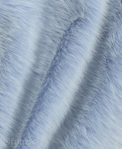 MATERIAŁ FUTRZANY LISEK 35502 niebieski, gęsty i puszysty o długości włosia do 40 mm