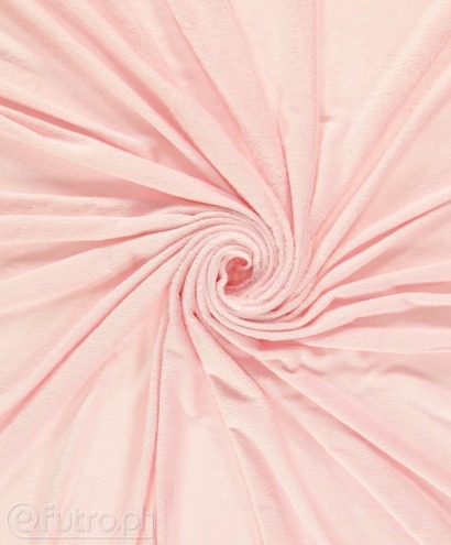 MINKY LEON 04 różowy,to aksamitna i miękka w dotyku dzianina w typie velboa, z włosem o długości 3 mm