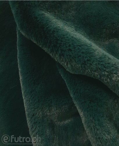Soft Fur Long 6206 zielony, futro aksamitne i przyjemne w dotyku, niezwykle gęste z włosiem o długości 20 mm