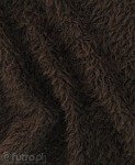 DZIANINA FUTRZANA WIKUNIA 3255 brązowy, niezwykle elastyczna z lekko podkręconym włosem o długości do 25 mm