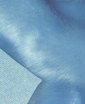 Dzianina Pluszowa DW 315954 jasny niebieski, materiał futerkowy o prosto strzyżonym, miękkim włosiu o długości 17 mm