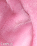 Dzianina Pluszowa DW 315964 różowy, materiał futerkowy o prosto strzyżonym, miękkim włosiu o długości 17 mm