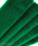 Dzianina Pluszowa DW 3958 zielony,  materiał futerkowy o prosto strzyżonym, miękkim włosiu o długości 17 mm