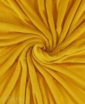 MINKY LEON 22 żółty, to aksamitna i miękka w dotyku dzianina w typie velboa, z włosem o długości 3 mm