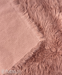 YETI 325099 różowy, tkanina futrzana z długim i gęstym włosem o długości około 60 mm